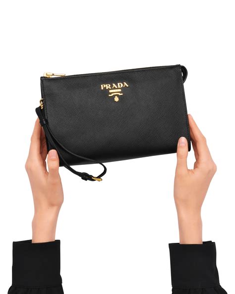 prada saffiano leather zip pouch|Prada Livermore.